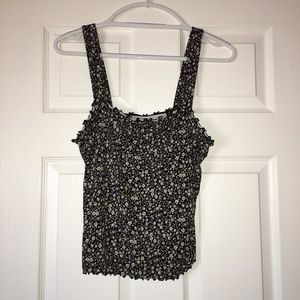 AEO large floral tank top